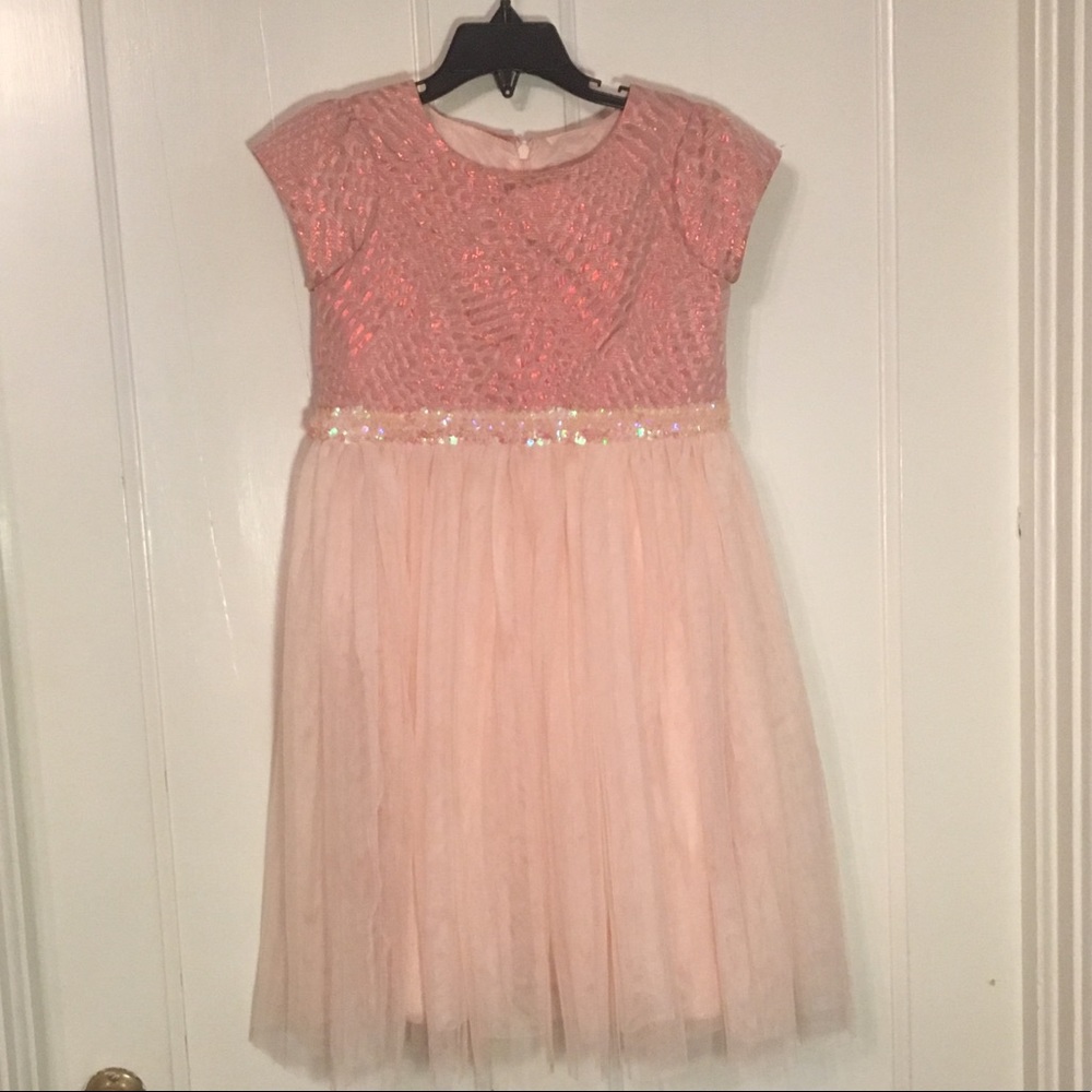 Girls pink dress